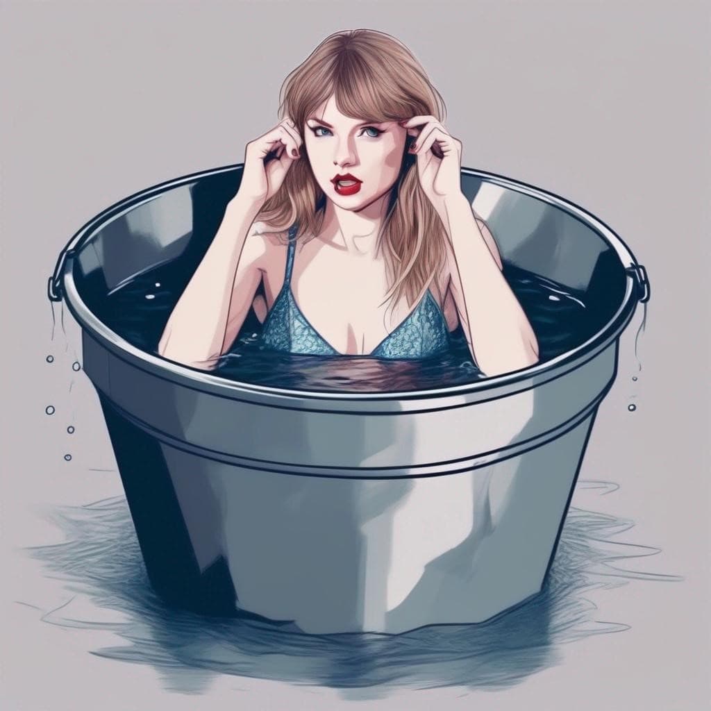 taylor swift in a bucket